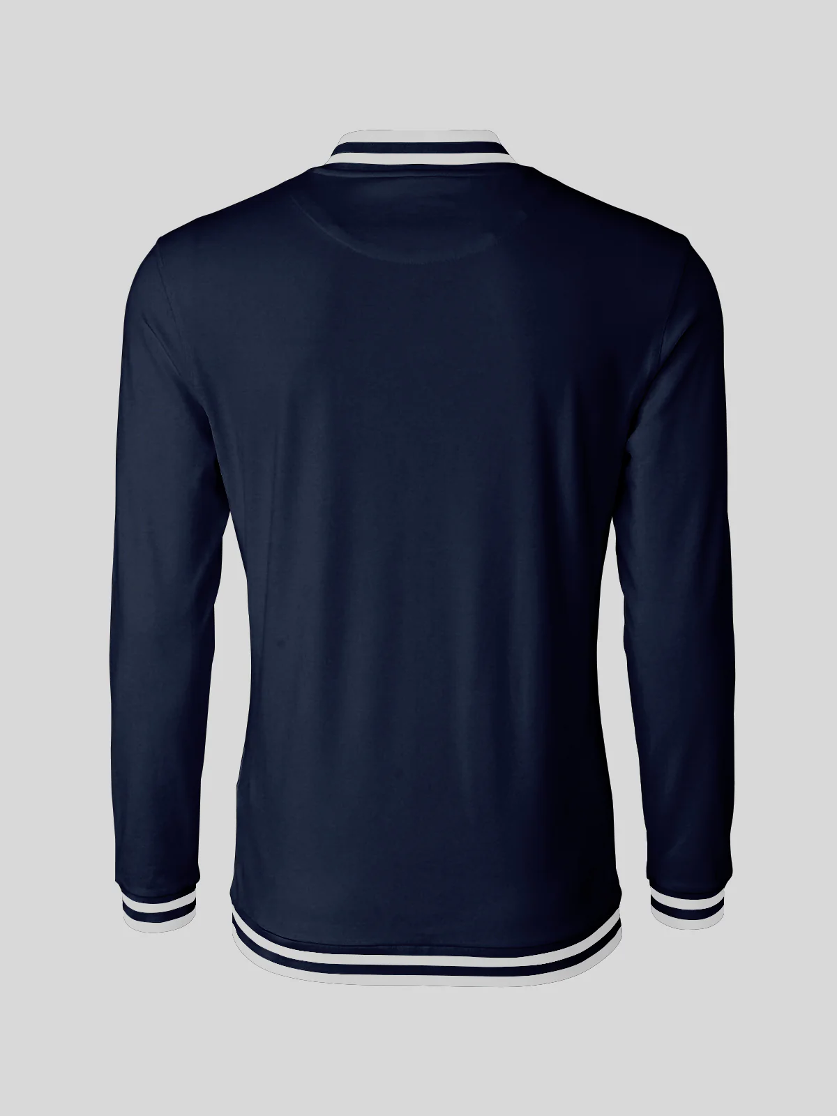 Playful Nautical Men's Golf Shirt Quarterzip UPF50+ - Image 9