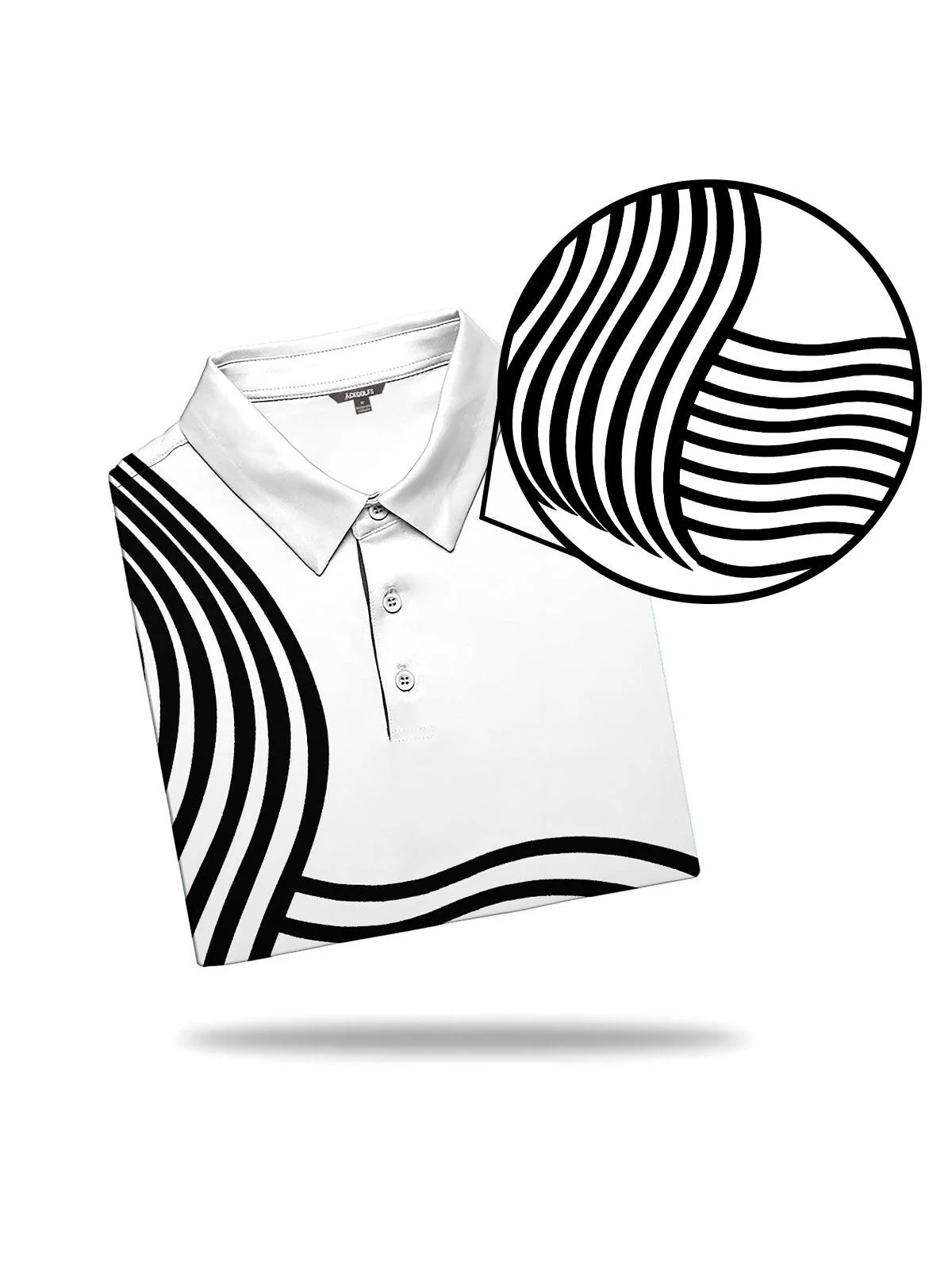 Playful Nautical Men's Polo Top UPF50+ - Image 3