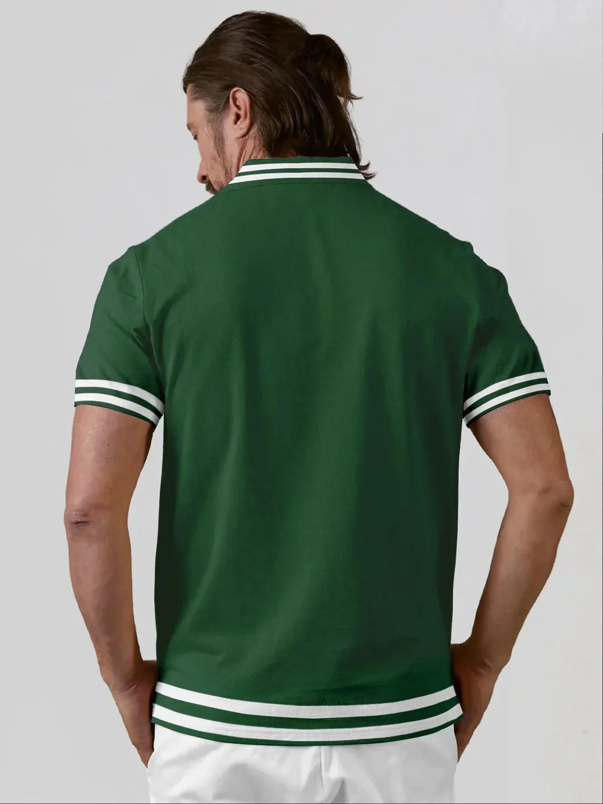 Playful Nautical Men's Polo Top UPF50+ - Image 13