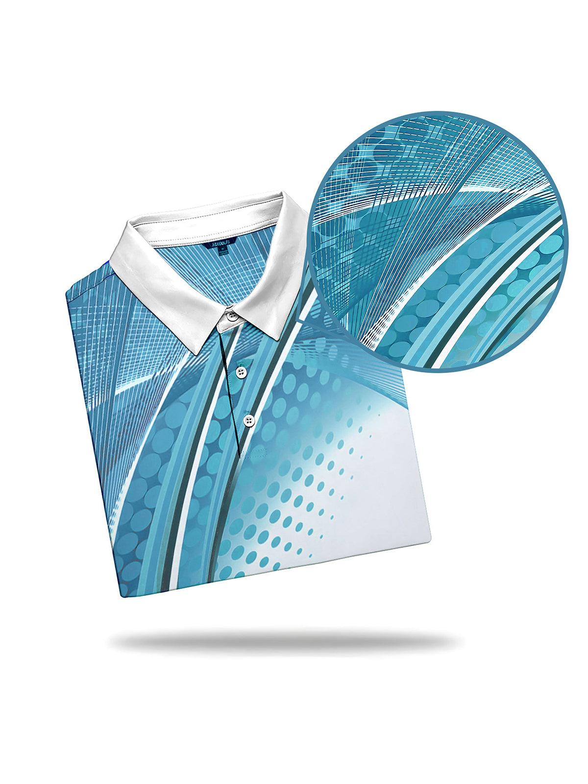 Playful Nautical Men's Polo Top UPF50+ - Image 4