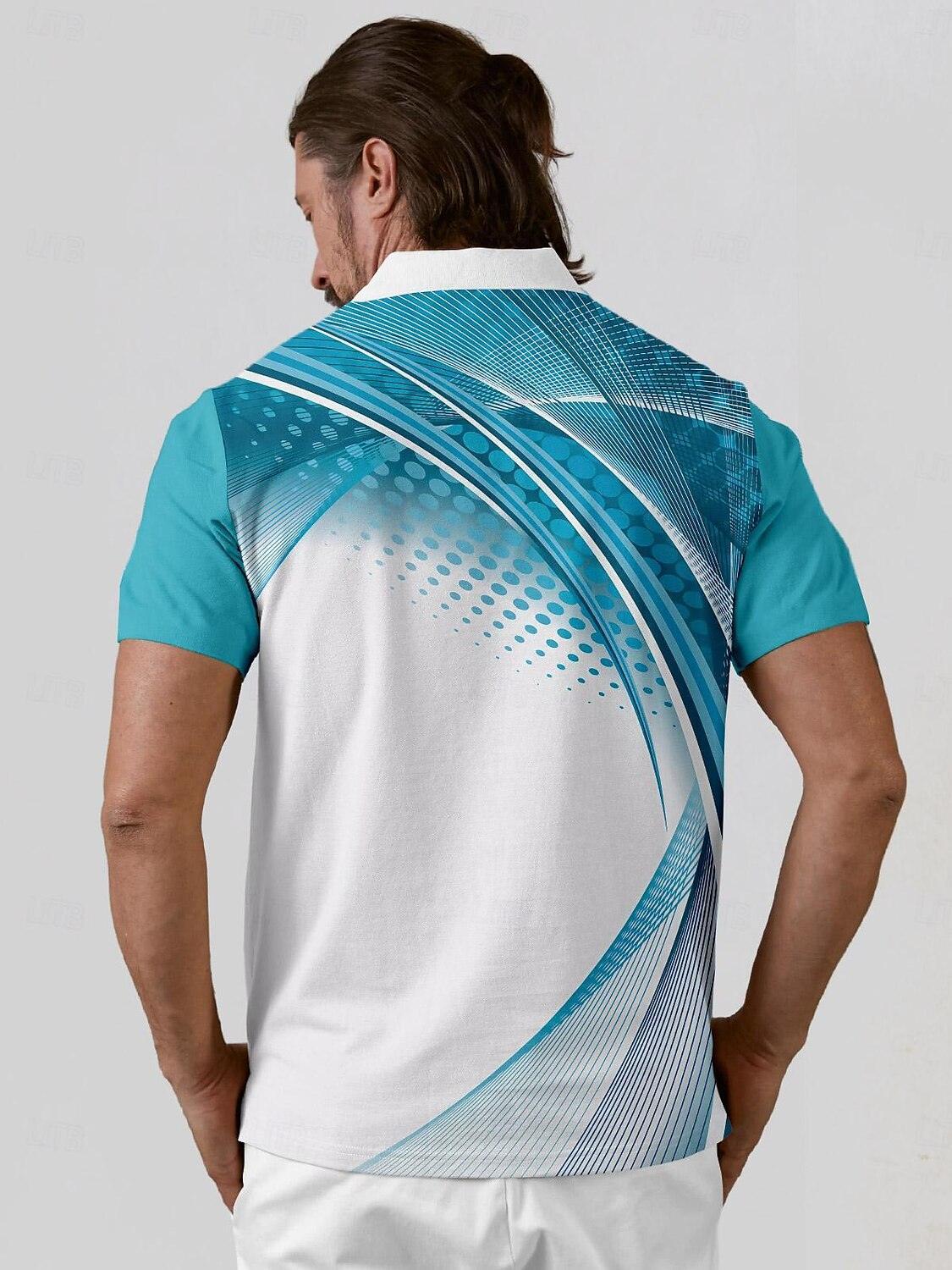 Playful Nautical Men's Polo Top UPF50+ - Image 7