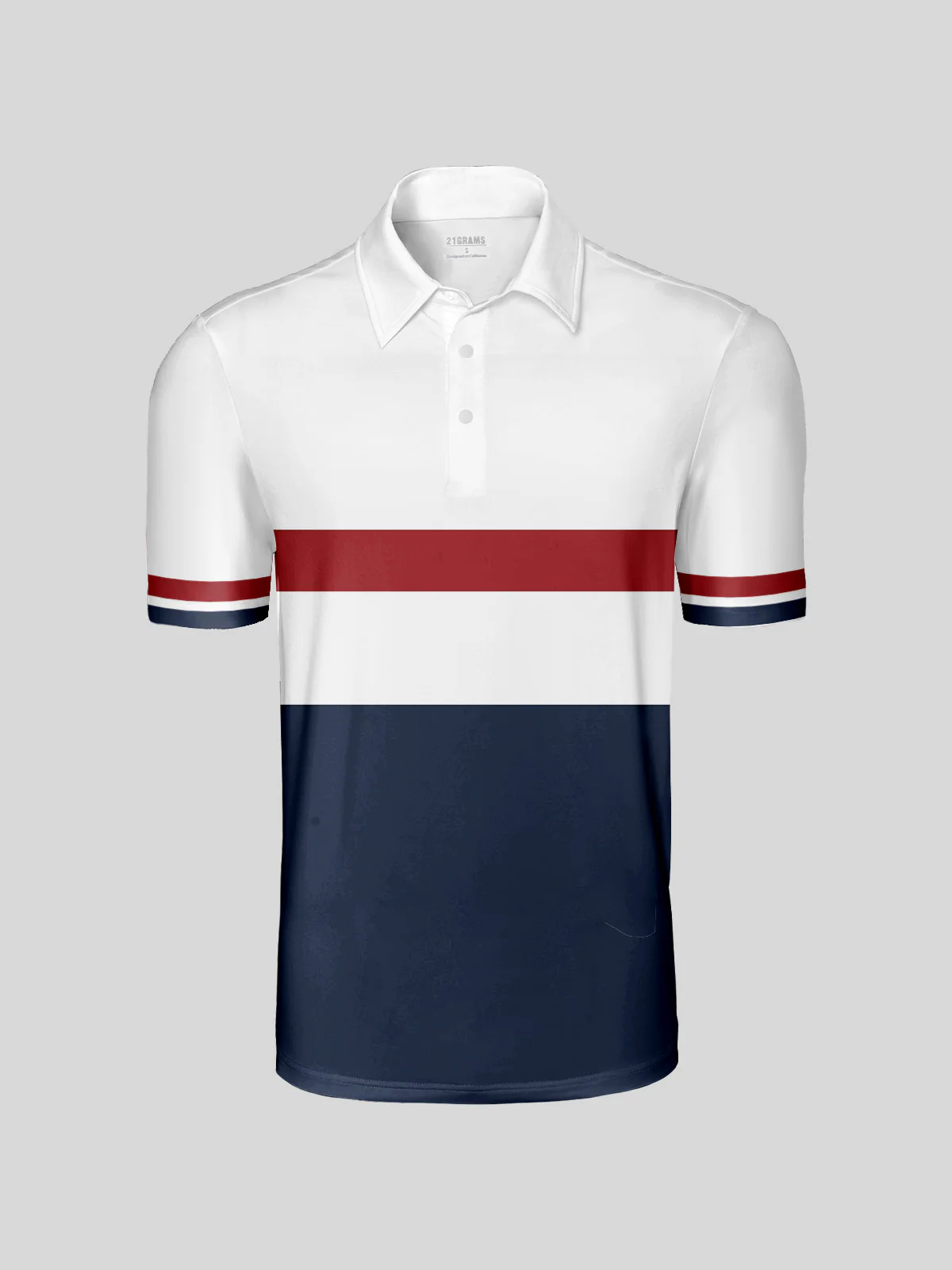 Playful Nautical Men's Polo Top UPF50+