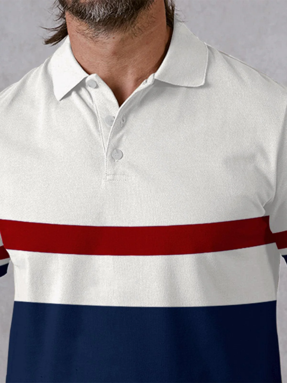 Playful Nautical Men's Polo Top UPF50+ - Image 6