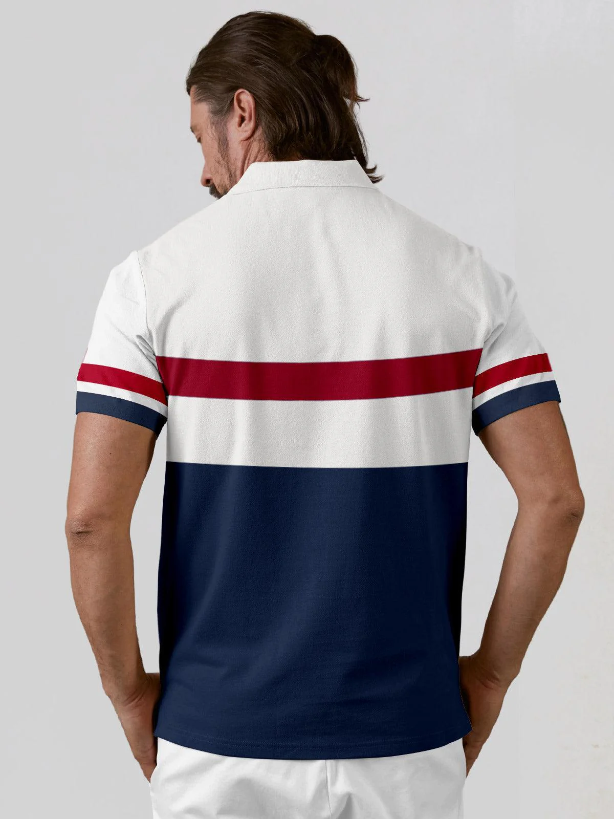 Playful Nautical Men's Polo Top UPF50+ - Image 7
