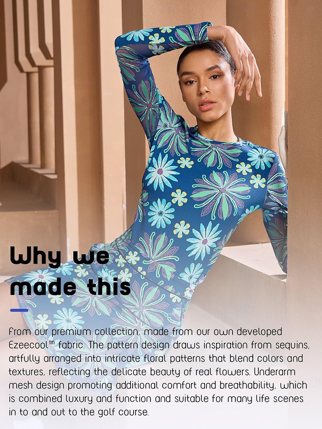 Ultrasoft Premium Long Sleeve Crewneck Top UPF50+ - Image 15