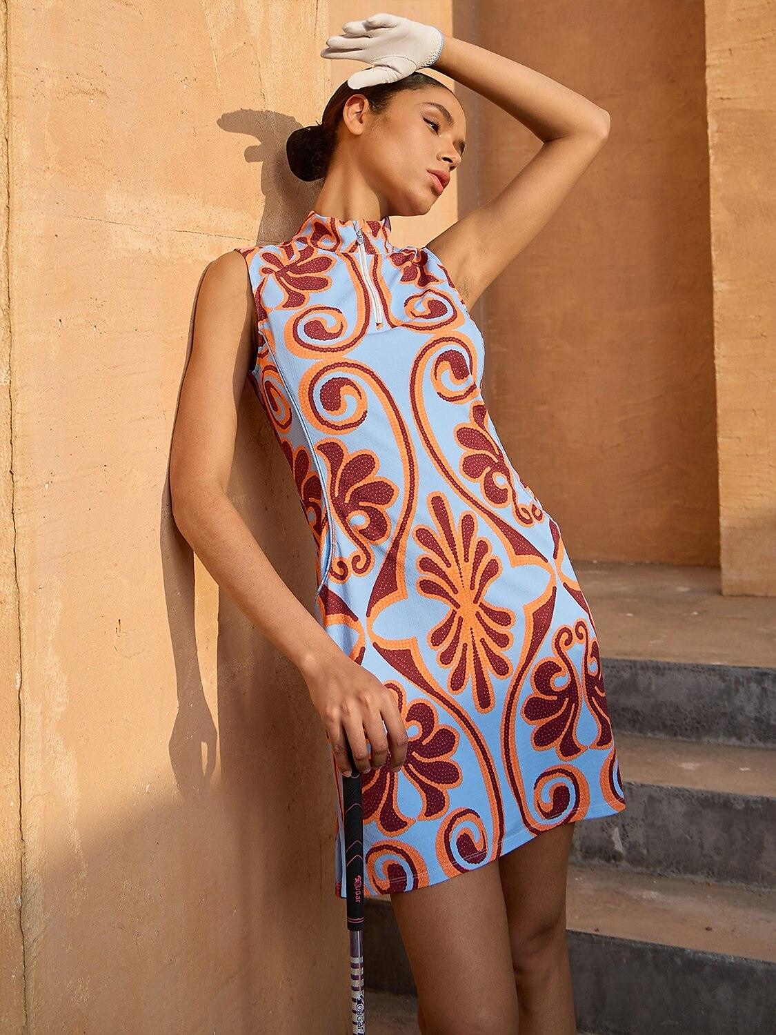 Ultrasoft Premium Sleeveless Mock Neck 35.5 Inch Dress UPF50+ - Image 11