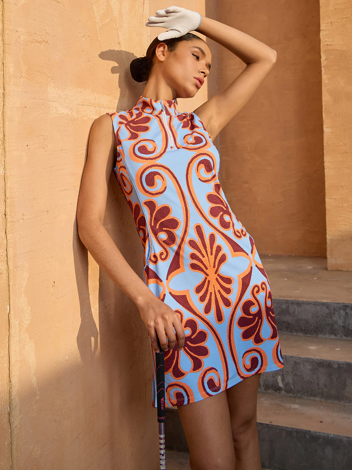 Ultrasoft Premium Sleeveless Mock Neck 35.5 Inch Dress UPF50+ - Image 18