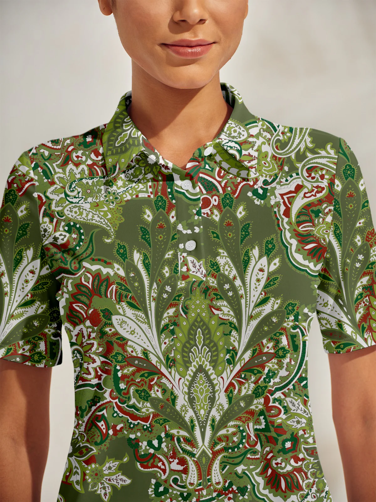 Pretty Feminine Polo Top UPF50+ - Image 3