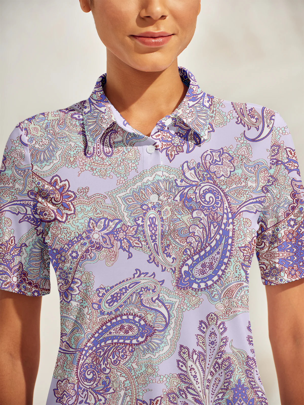Pretty Feminine Polo Top UPF50+ - Image 3