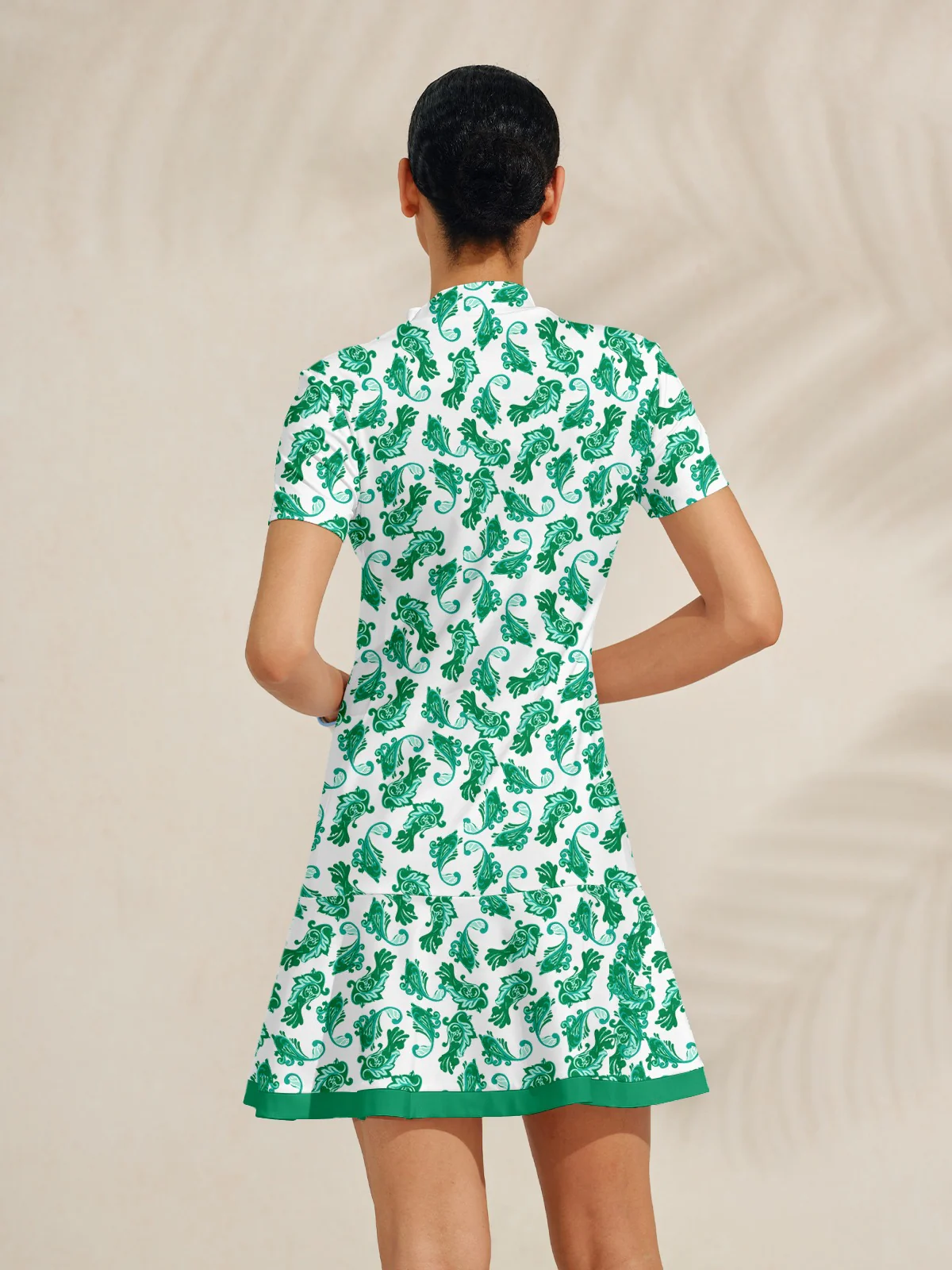 Pretty Feminine Ruffle 35.5 Inch Dress For Golf Pickleball & Tennis - Image 2