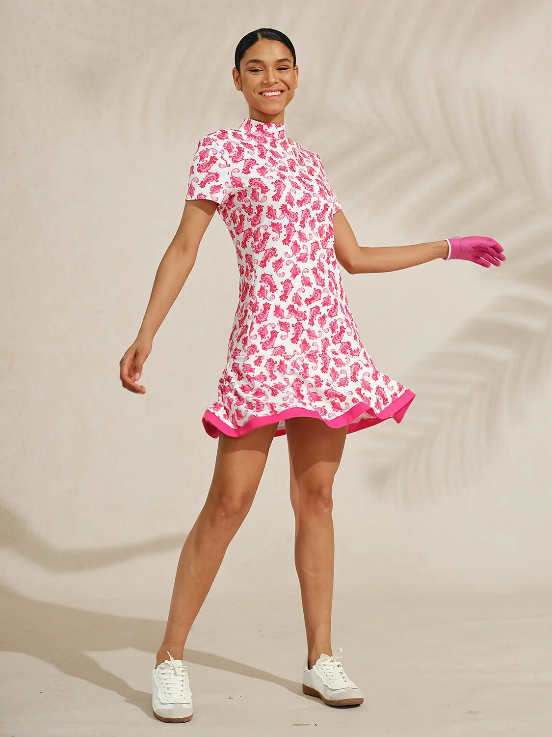 Pretty Feminine Ruffle 35.5 Inch Dress For Golf Pickleball & Tennis - Image 22