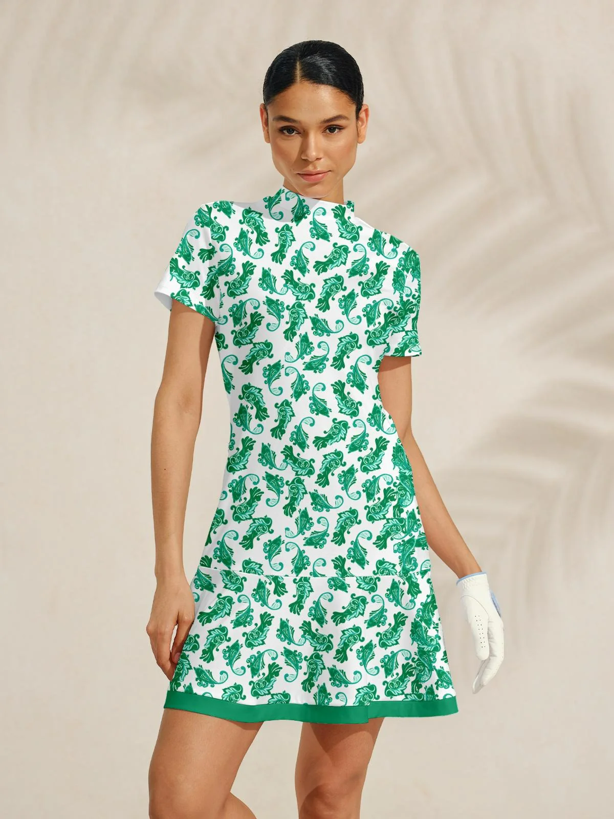 Pretty Feminine Ruffle 35.5 Inch Dress For Golf Pickleball & Tennis - Image 4