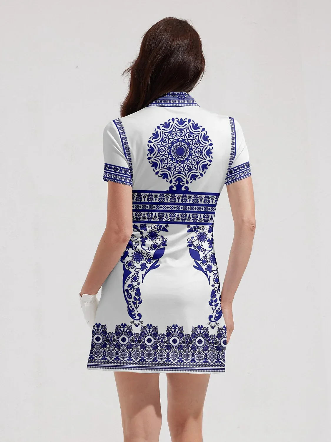 Pretty Feminine Short Sleeve 36.5 Inch Dress UPF50+ - Image 2
