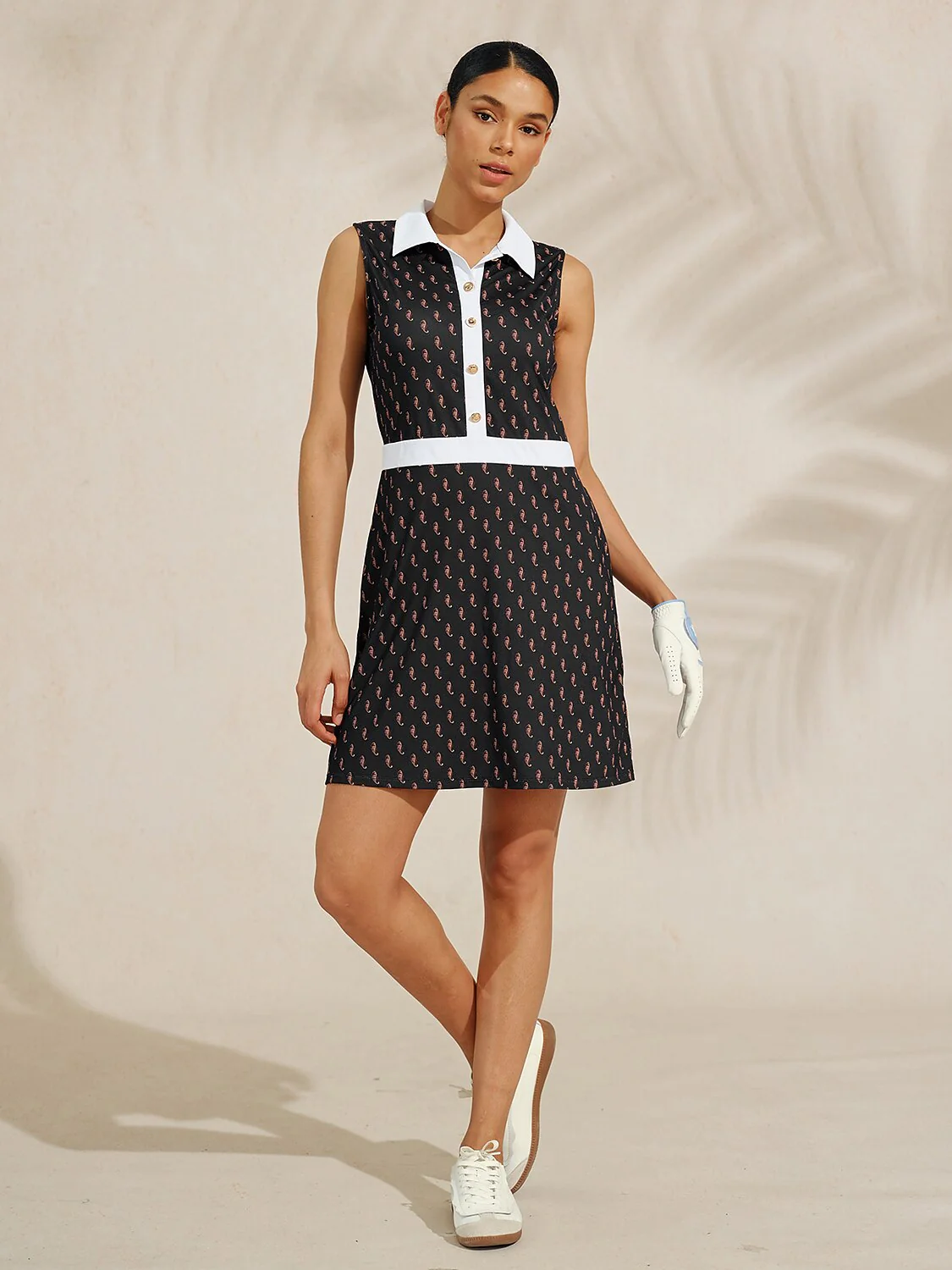 Pretty Feminine Sleeveless A-Line 36.5 Inch Dress - Image 7