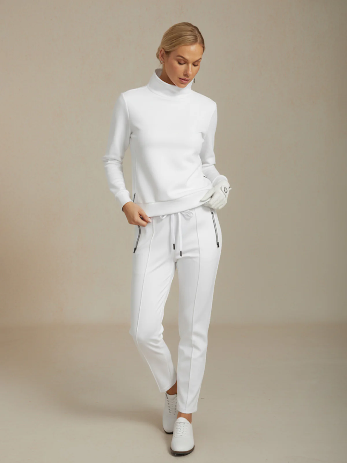 More Than Basic Irregular Collar Golf Sweatshirt - Image 6