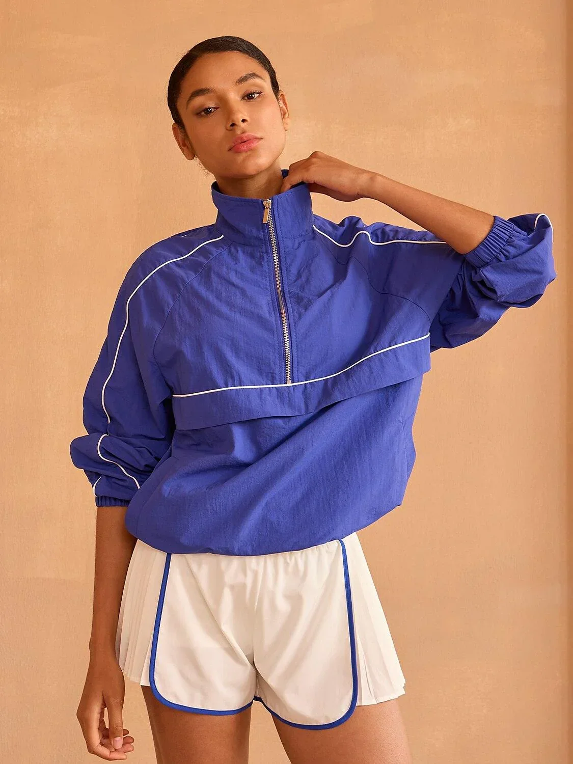 More Than Basic Long Sleeve Trimmed Pocket Sweatshirt - Image 3