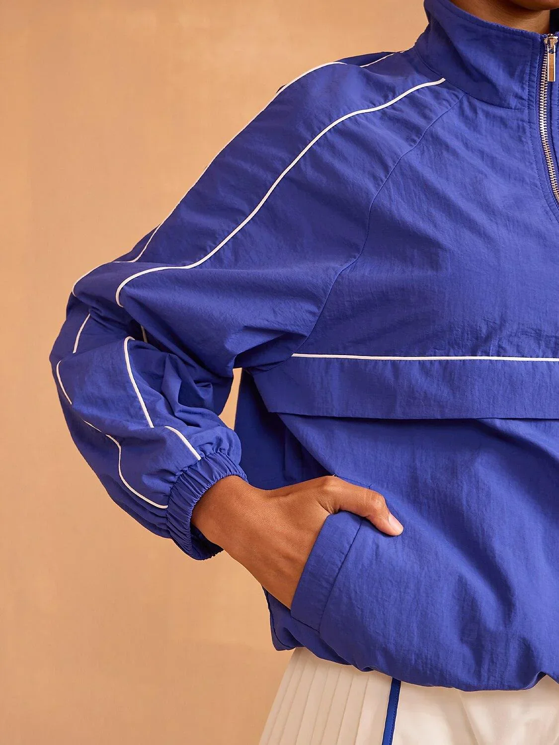 More Than Basic Long Sleeve Trimmed Pocket Sweatshirt - Image 6
