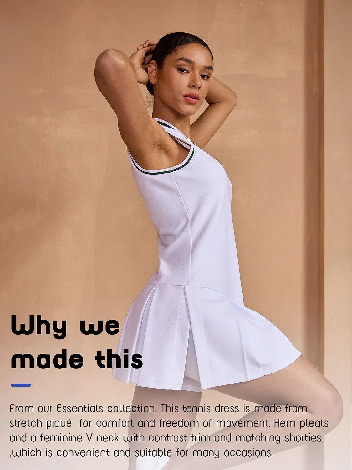 More Than Basic Pleated Sleeveless A-Line 34.5 Inch Mini Dress - Image 11