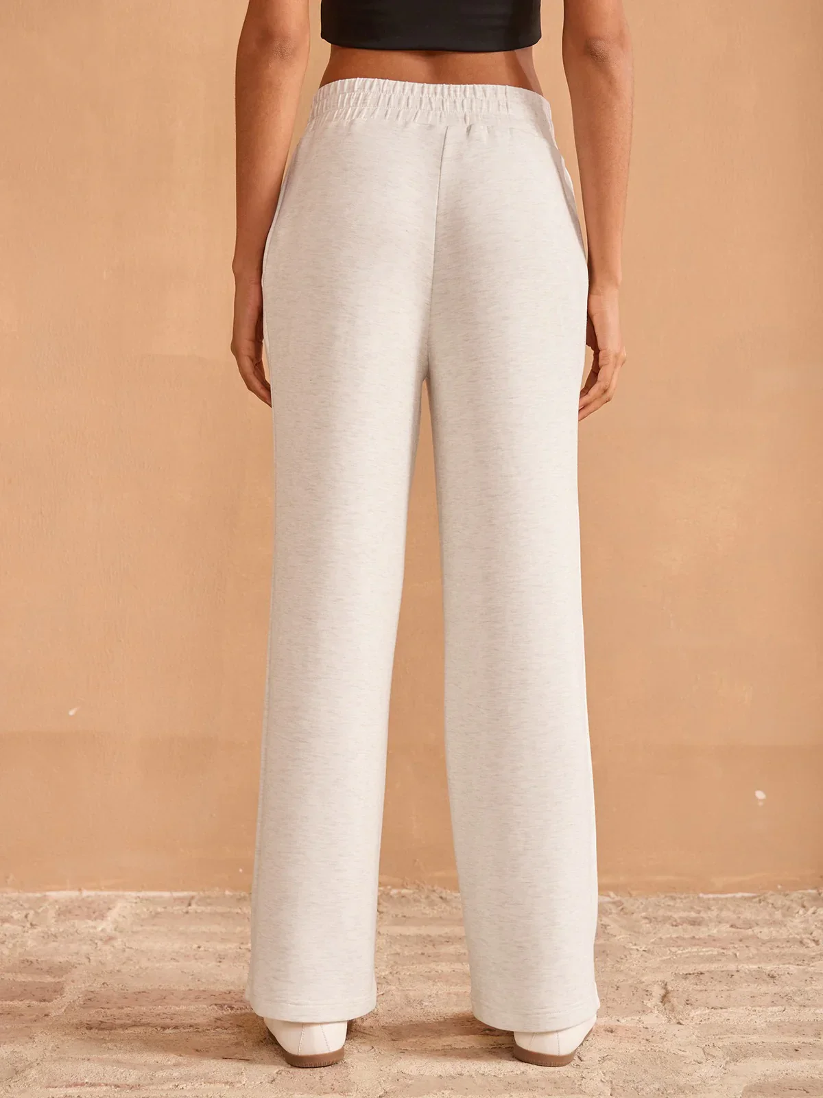 UltraSoft Stretch Hidden Drawstring Wide Leg Pants - Image 2