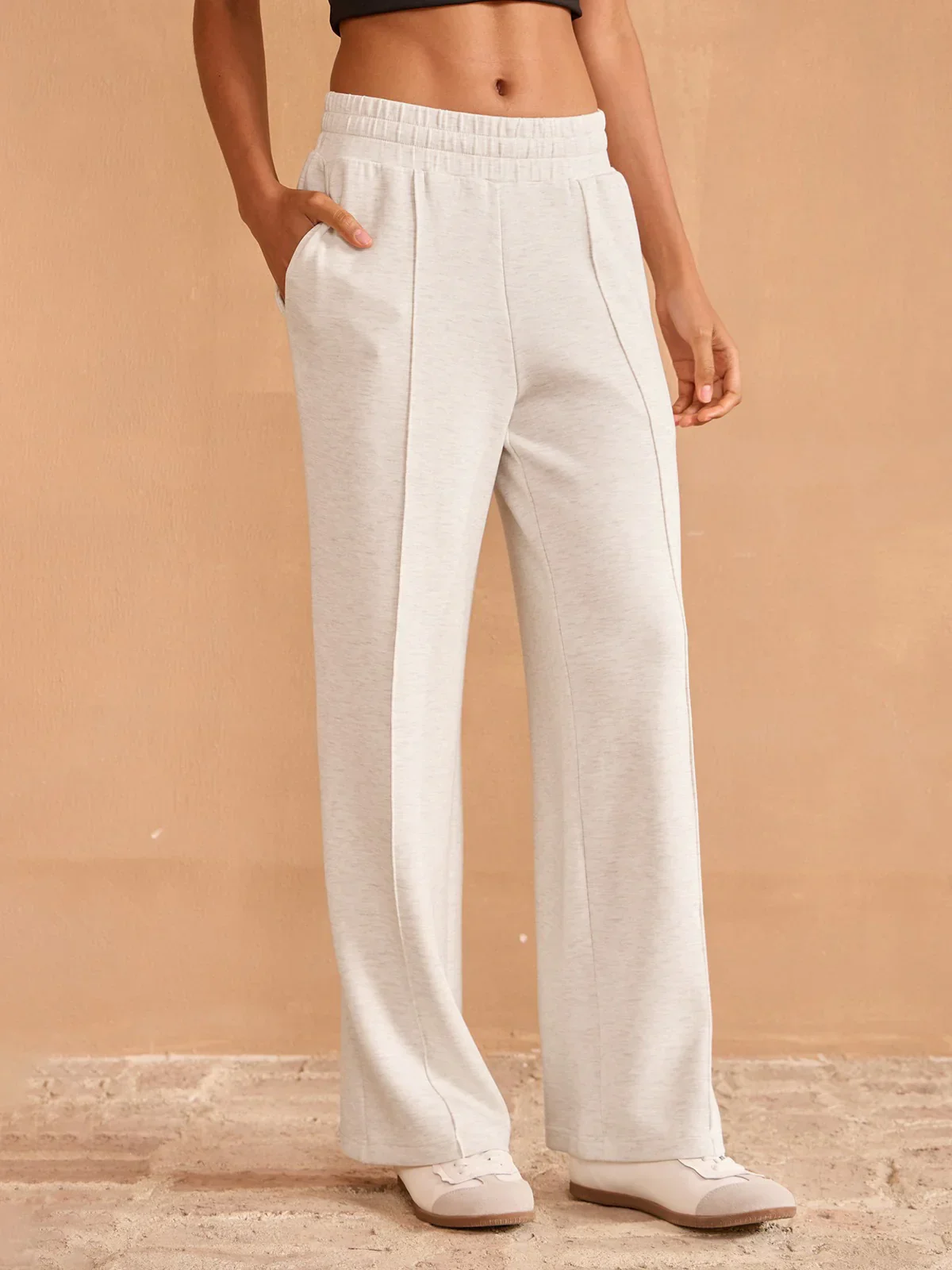 UltraSoft Stretch Hidden Drawstring Wide Leg Pants - Image 8