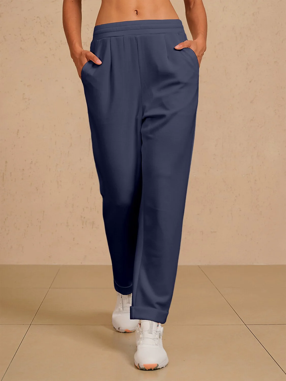 UltraSoft Stretch Hidden Drawstring Cuff Pants - Image 31