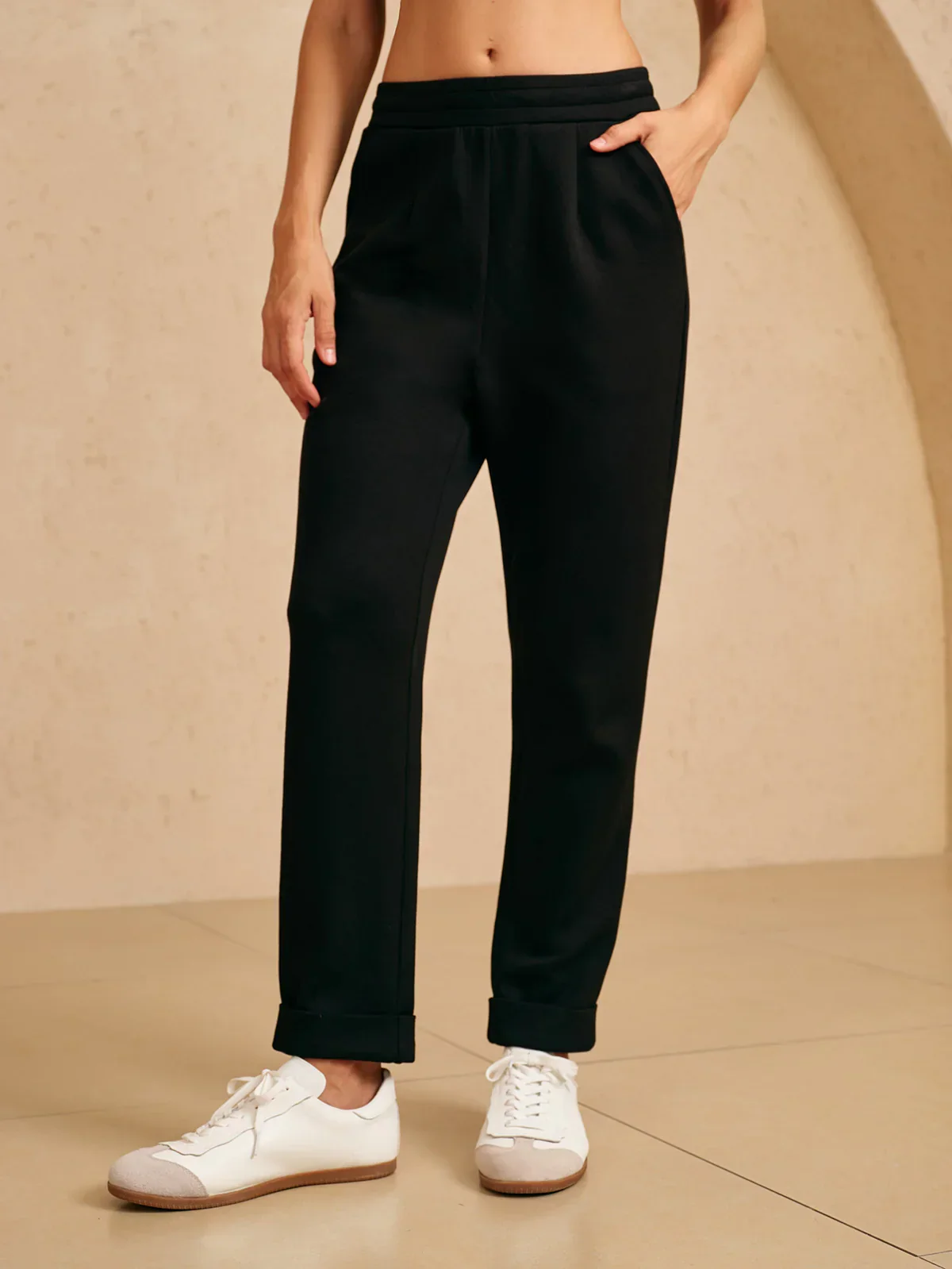 UltraSoft Stretch Hidden Drawstring Cuff Pants - Image 8