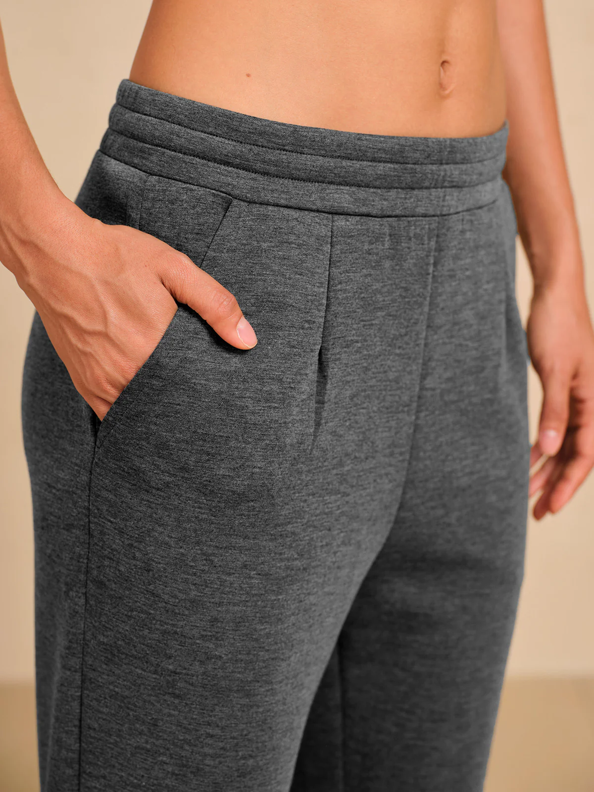 UltraSoft Stretch Hidden Drawstring Cuff Pants - Image 3