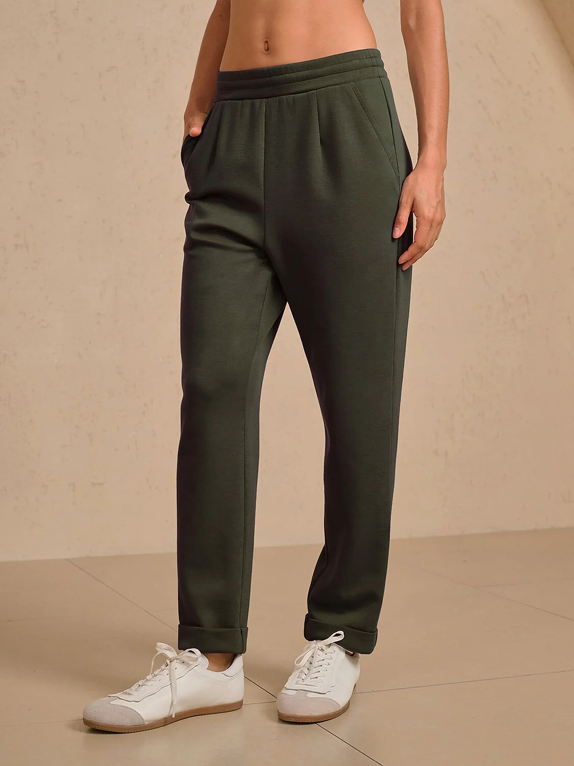 UltraSoft Stretch Hidden Drawstring Cuff Pants - Image 26