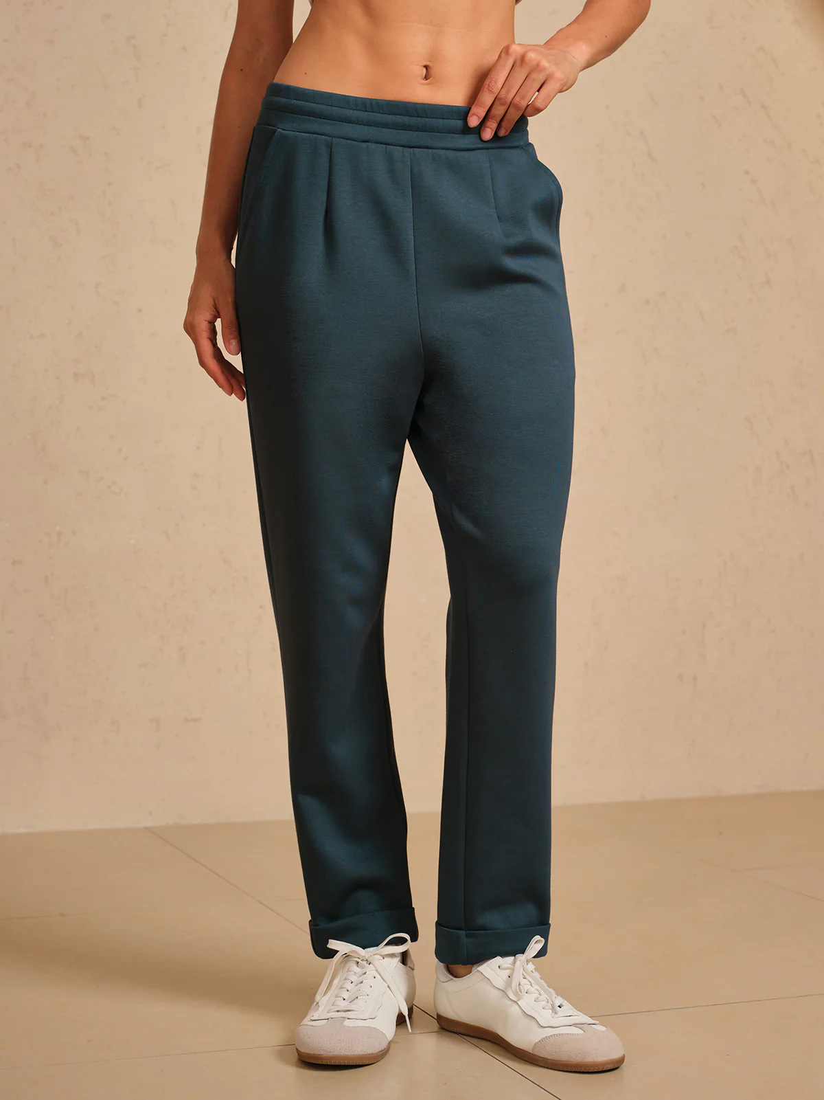 UltraSoft Stretch Hidden Drawstring Cuff Pants - Image 8