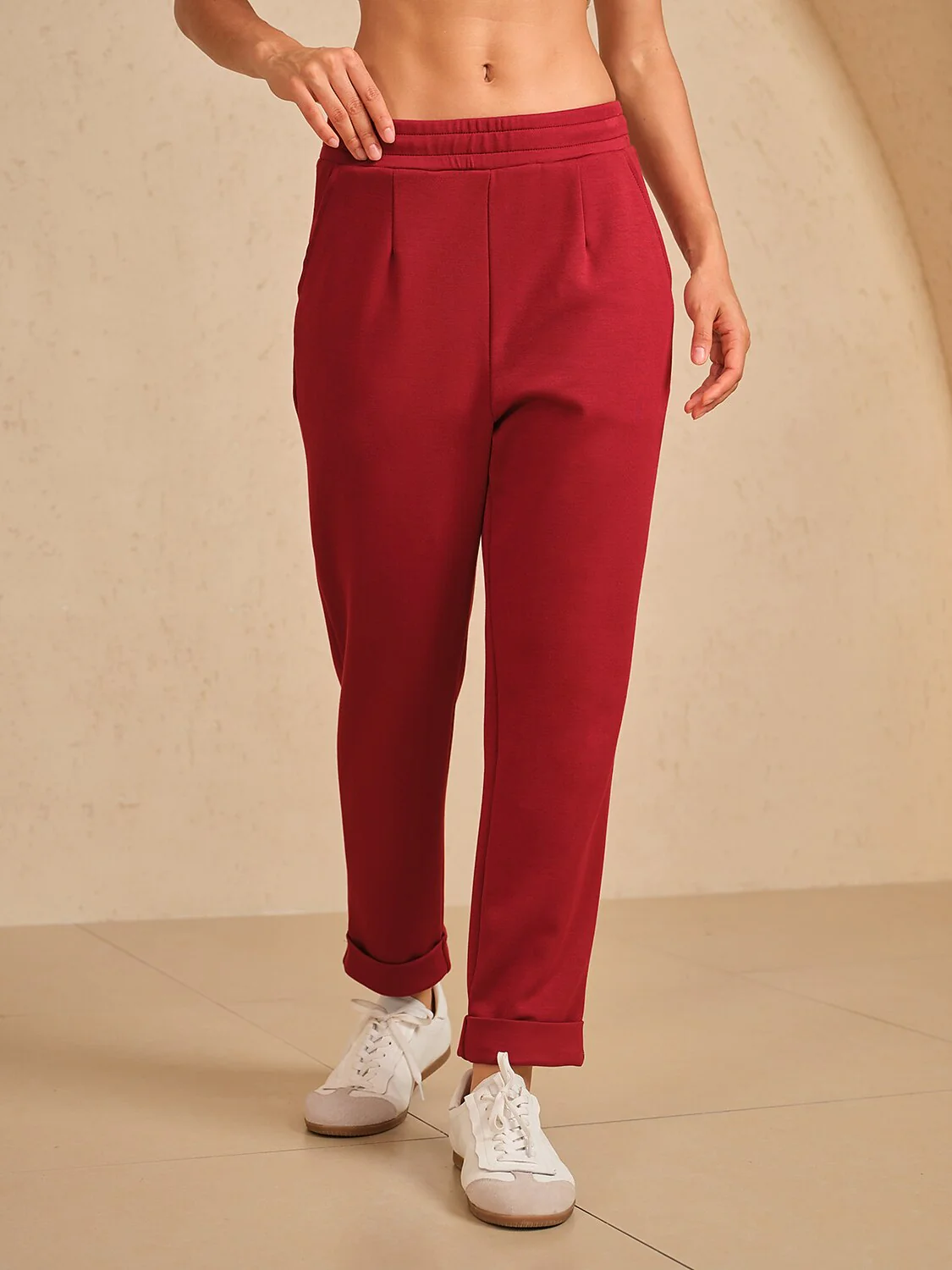 UltraSoft Stretch Hidden Drawstring Cuff Pants - Image 22