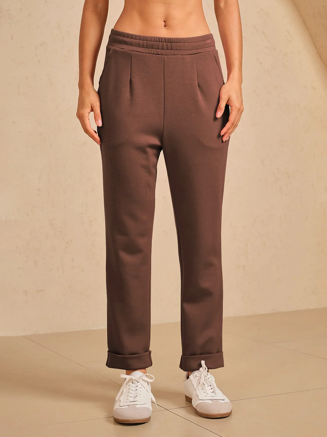 UltraSoft Stretch Hidden Drawstring Cuff Pants - Image 26