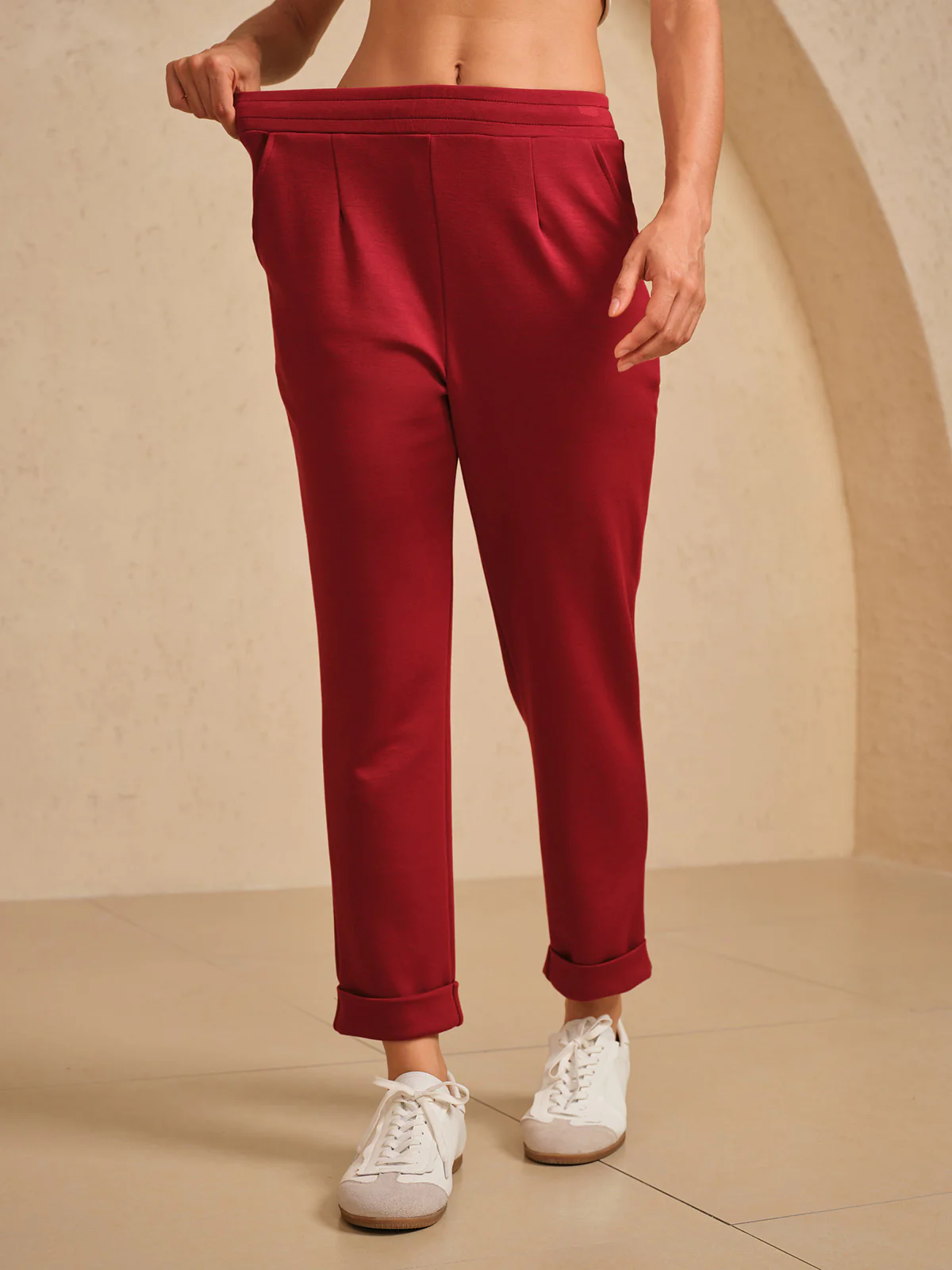 UltraSoft Stretch Hidden Drawstring Cuff Pants - Image 9
