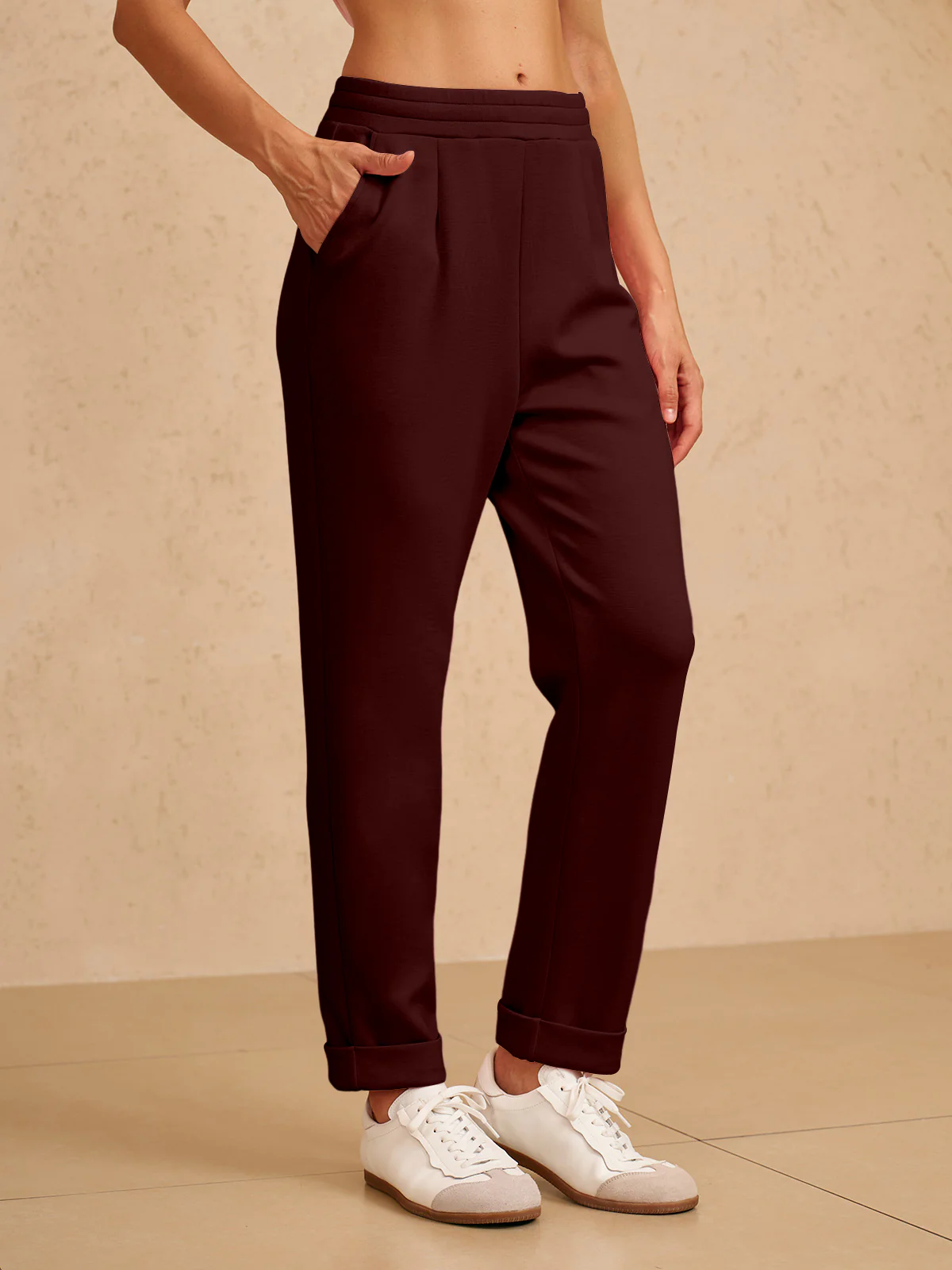 UltraSoft Stretch Hidden Drawstring Cuff Pants - Image 17