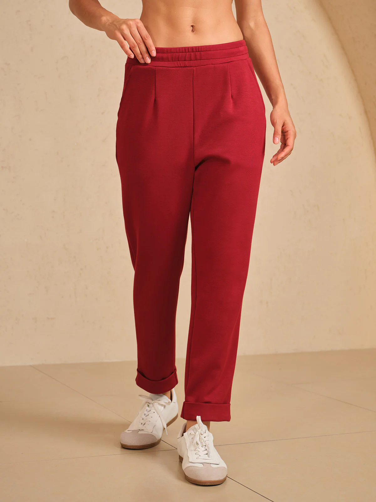 UltraSoft Stretch Hidden Drawstring Cuff Pants - Image 19