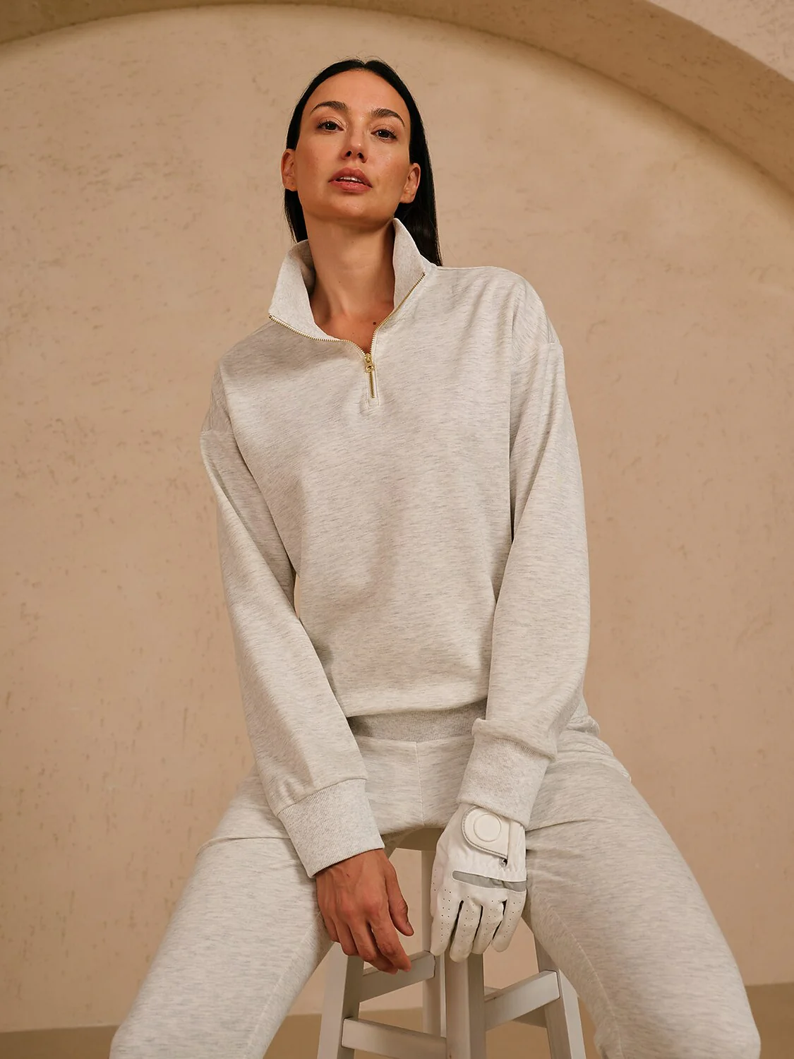 UltraSoft Long Sleeve Quarterzip Sweatshirt - Image 11