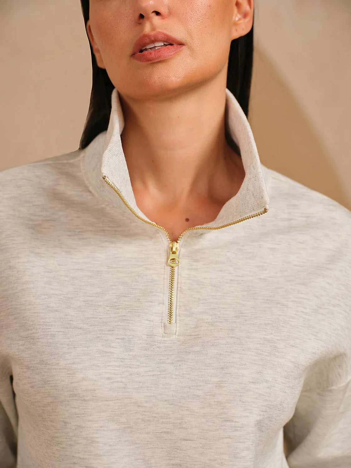 UltraSoft Long Sleeve Quarterzip Sweatshirt - Image 3