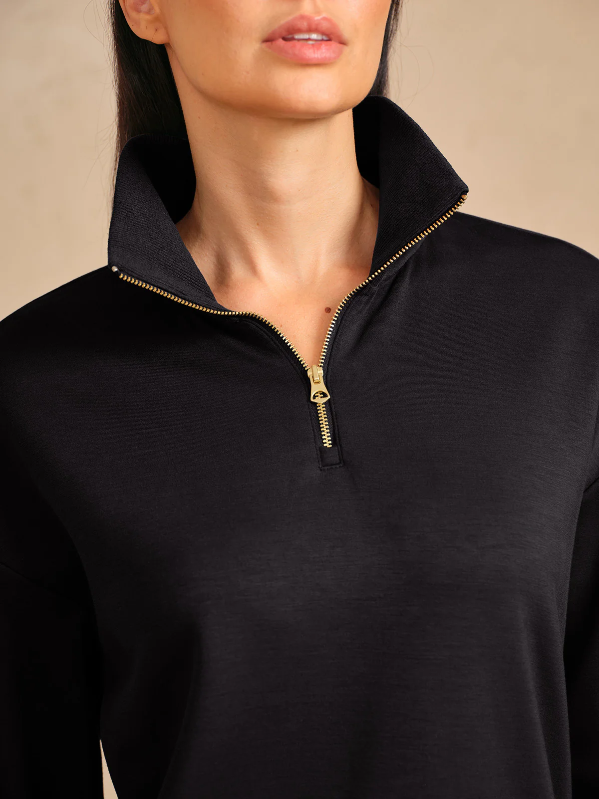 UltraSoft Long Sleeve Quarterzip Sweatshirt - Image 3