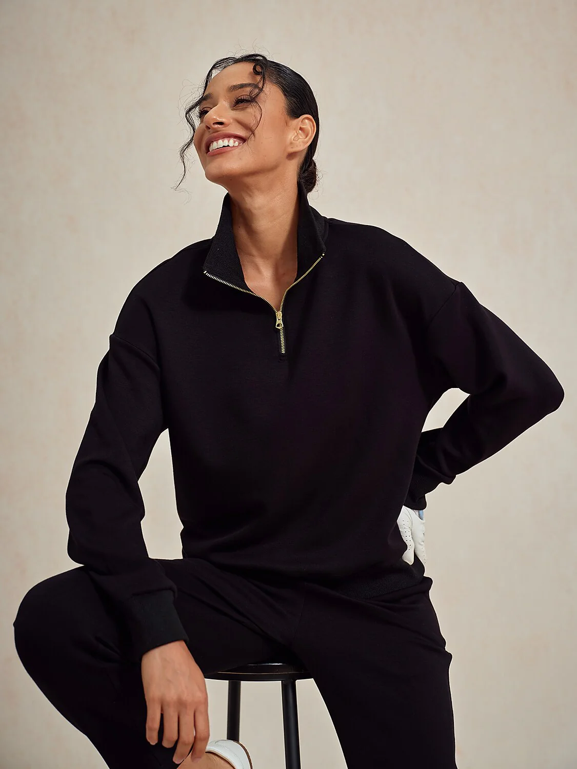 UltraSoft Long Sleeve Quarterzip Sweatshirt - Image 18