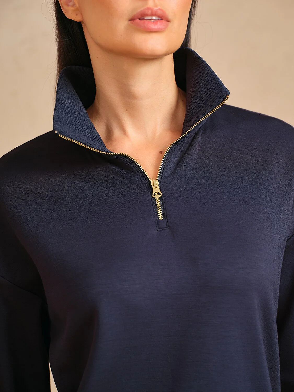 UltraSoft Long Sleeve Quarterzip Sweatshirt - Image 3