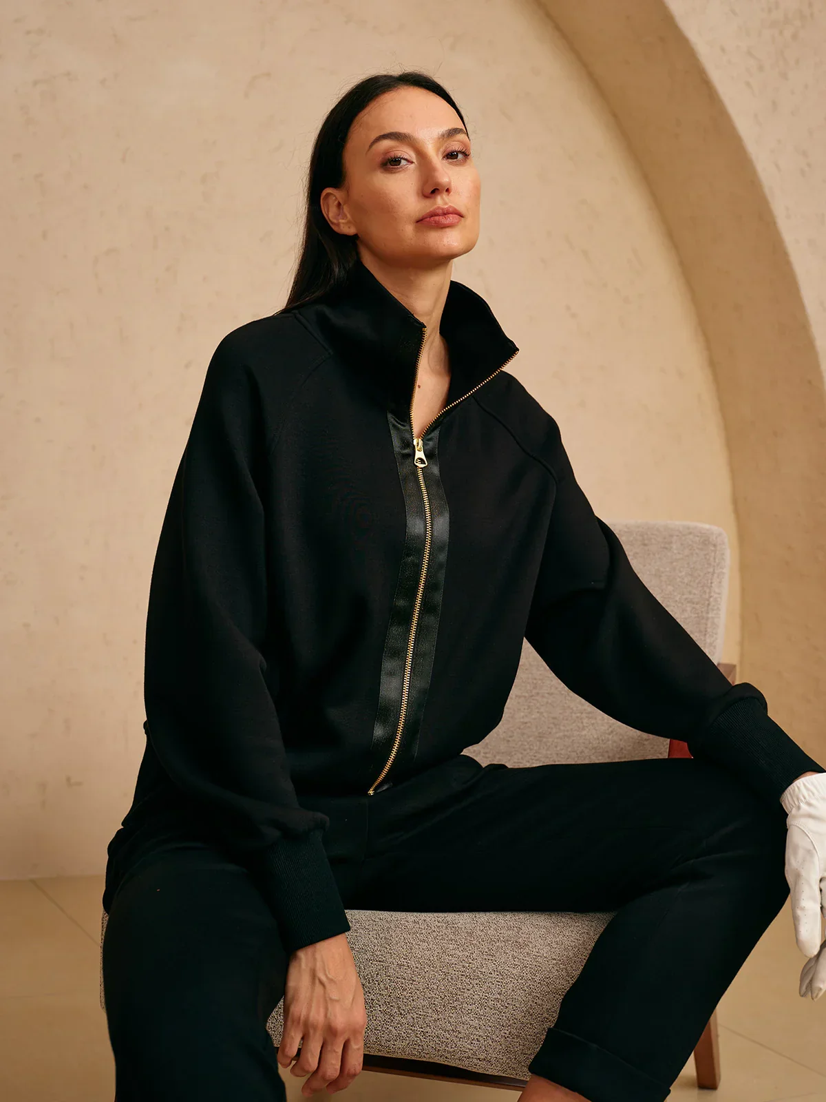 UltraSoft Long Sleeve Trimmed Jacket - Image 7