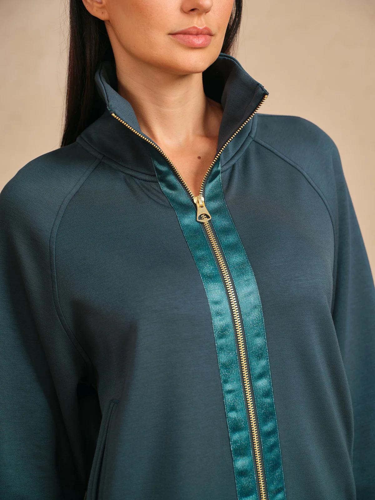 UltraSoft Long Sleeve Trimmed Jacket - Image 3