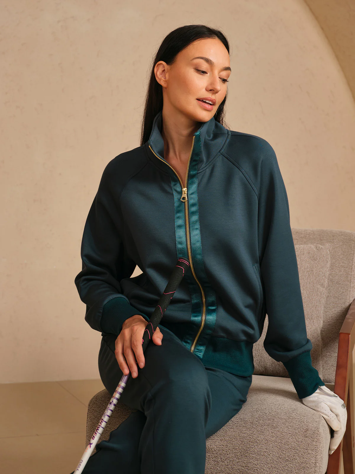 UltraSoft Long Sleeve Trimmed Jacket - Image 9