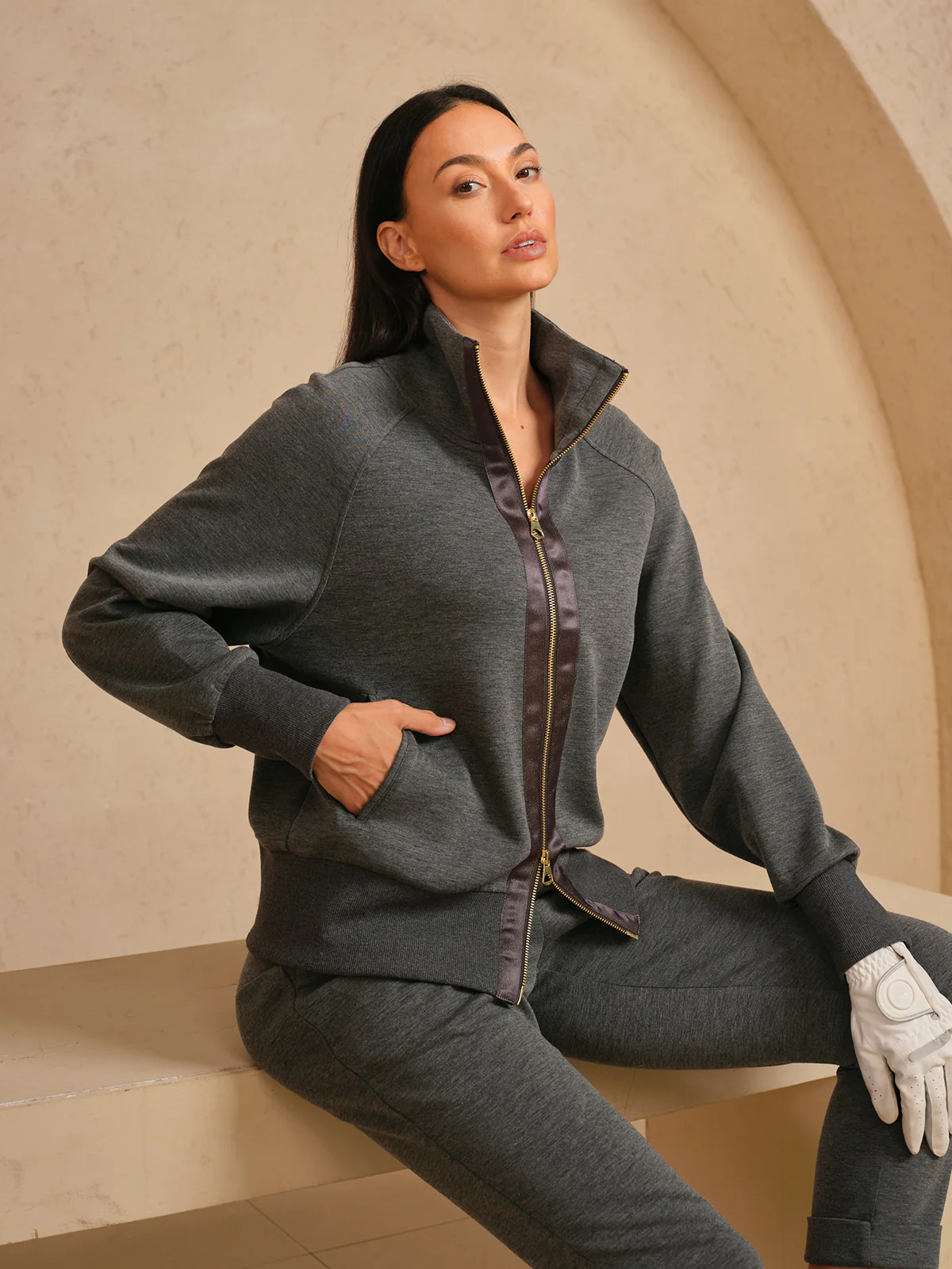 UltraSoft Long Sleeve Trimmed Jacket - Image 10