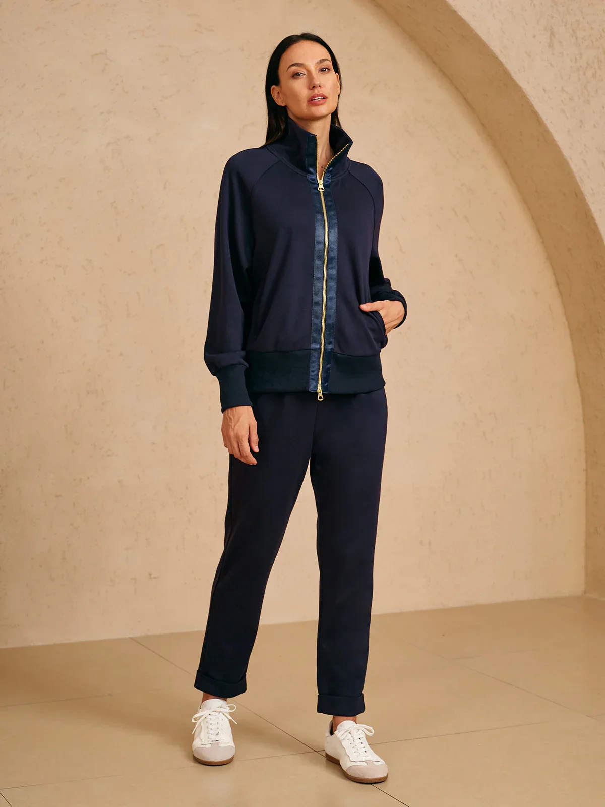 UltraSoft Long Sleeve Trimmed Jacket - Image 12