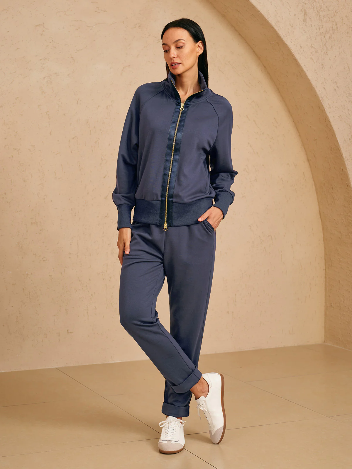 UltraSoft Long Sleeve Trimmed Jacket - Image 2
