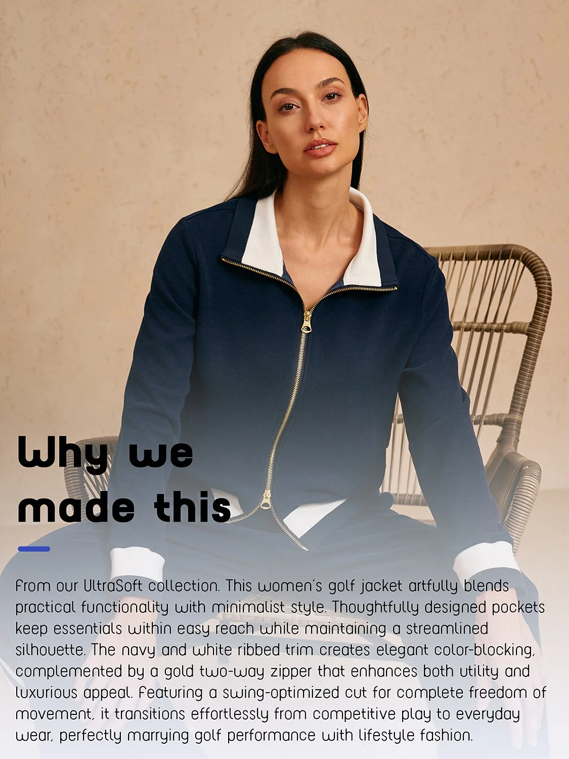 UltraSoft Velour Long Sleeve Full Zip Jacket - Image 3