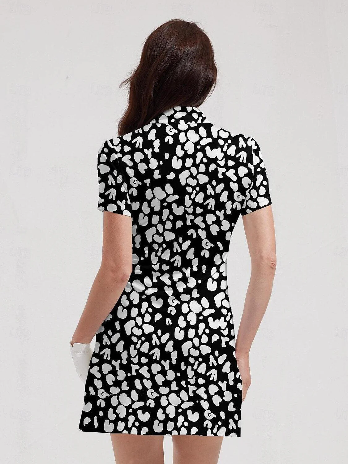 Wildlife Party Short Sleeve 36.5 Inch Dress UPF50+ - Image 2
