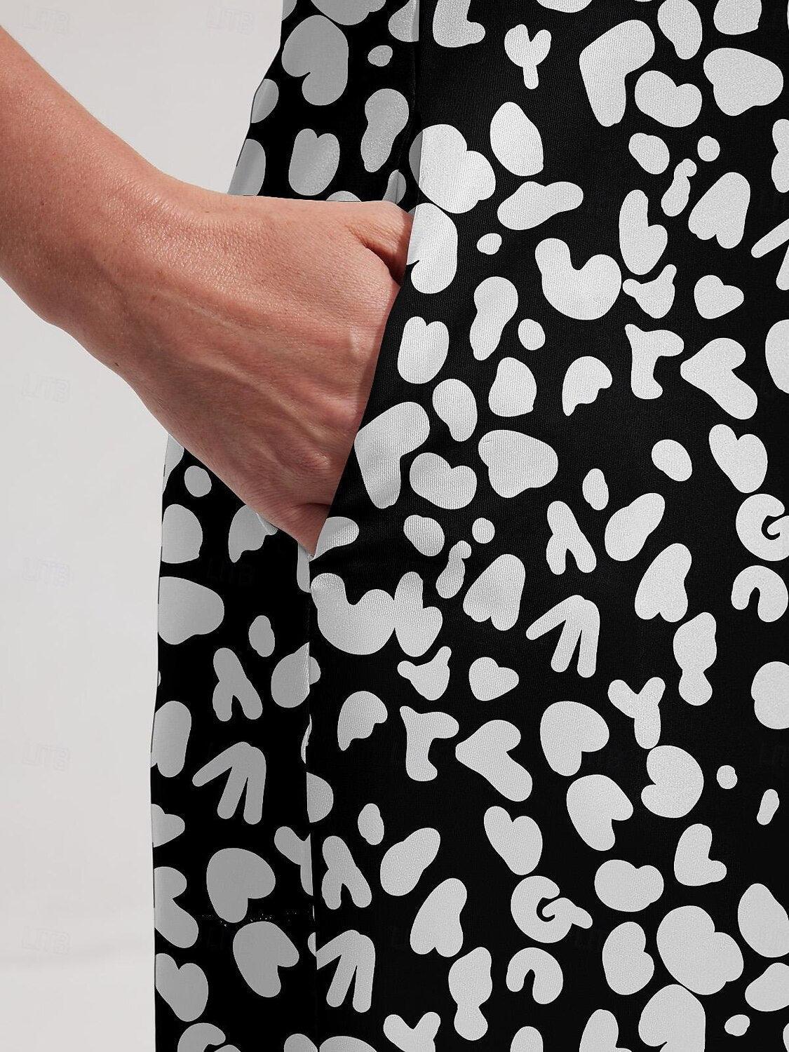 Wildlife Party Short Sleeve 36.5 Inch Dress UPF50+ - Image 4