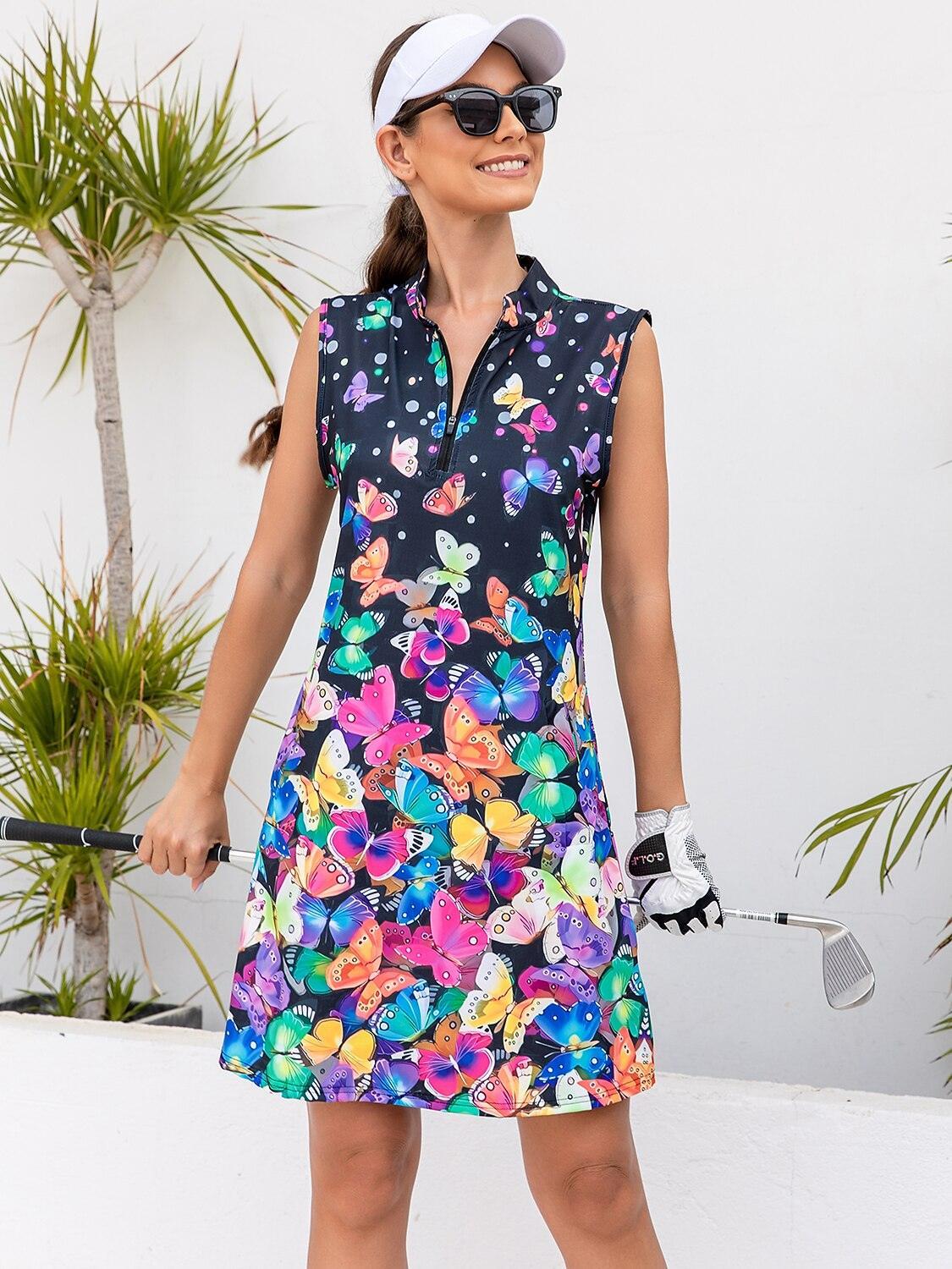 Wildlife Party Sleeveless 36.5 Inch Dress UPF50+ - Image 3