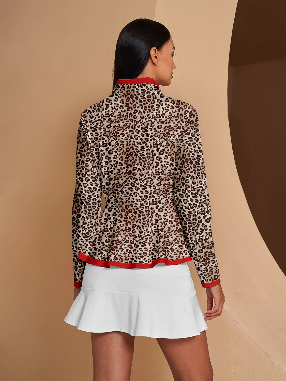 Wildlife Party Ruffle Golf Jacket Sun Protection - Image 2